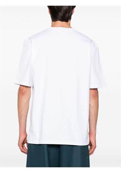 crewneck t-shirt man white MARNI | HUMU0287X0 UTC40600W01